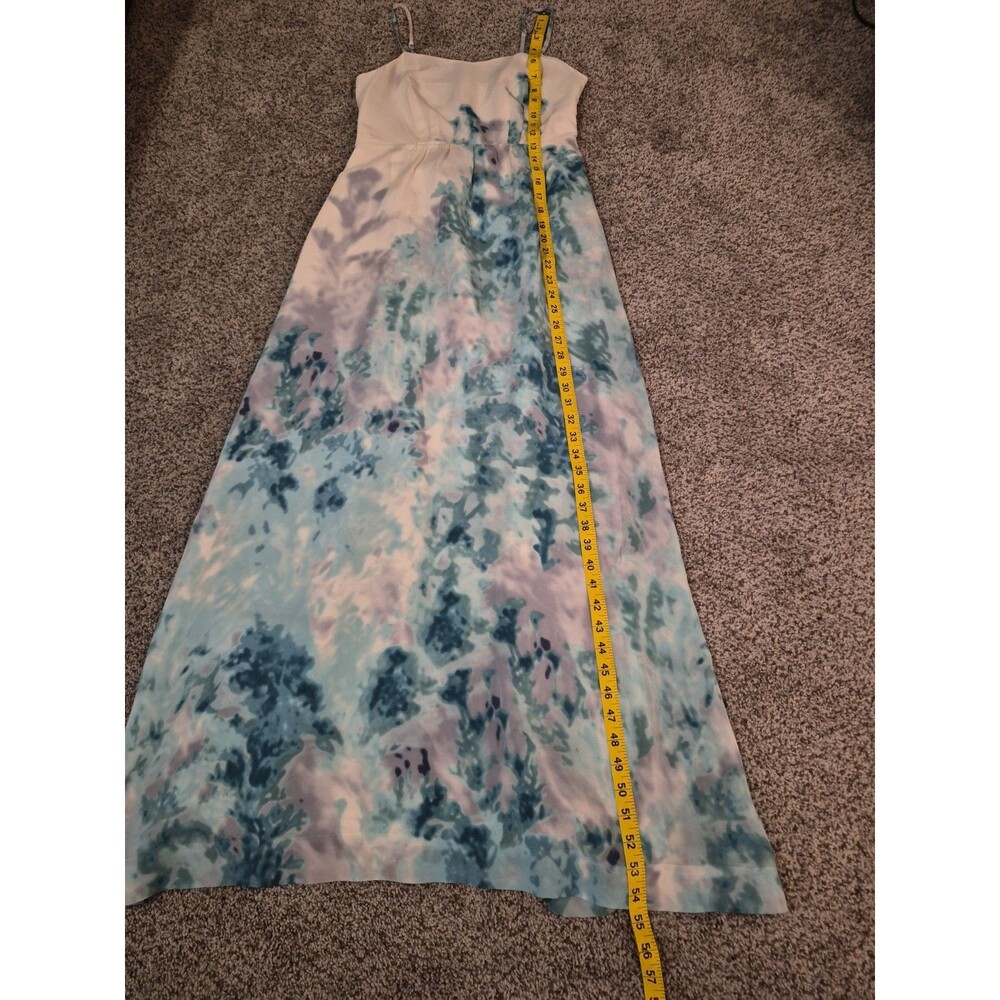 Moulinette Soeurs Anthropologie Wave Wash Silk Maxi Dress 4 Fairy Isle Romantic - Picture 7 of 9